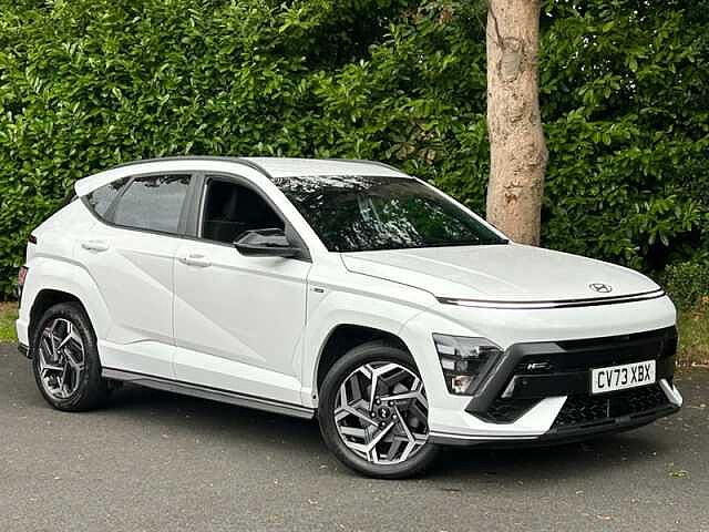 Hyundai KONA 1.0 T-GDi N Line SUV 5dr Petrol DCT Euro 6 (s/s) (120 ps) White
