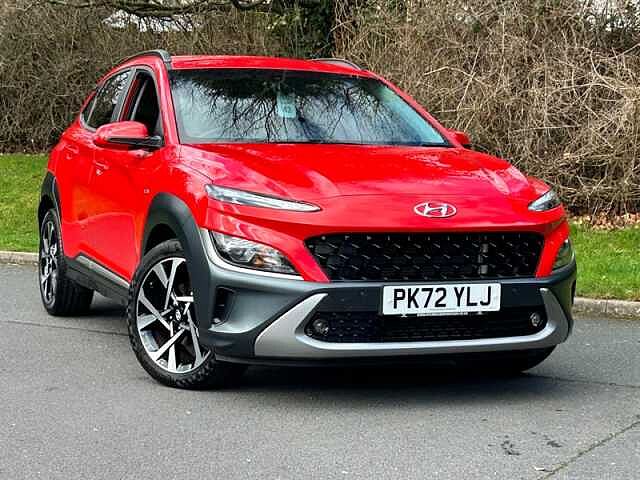 Hyundai KONA 1.0 T-GDi MHEV Premium SUV 5dr Petrol Hybrid Manual Euro 6 (s/s) (120 ps) Red