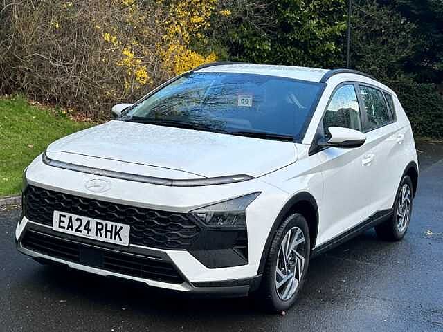 Hyundai BAYON 1.0 T-GDi Advance SUV 5dr Petrol DCT Euro 6 (s/s) (100 ps) White
