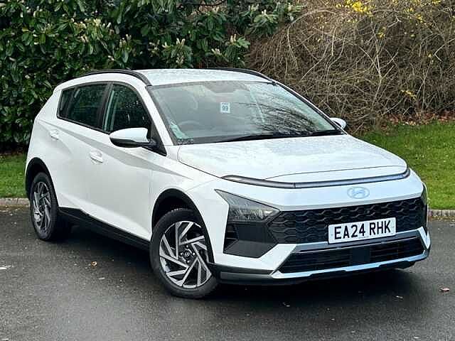 Hyundai BAYON 1.0 T-GDi Advance SUV 5dr Petrol DCT Euro 6 (s/s) (100 ps) White