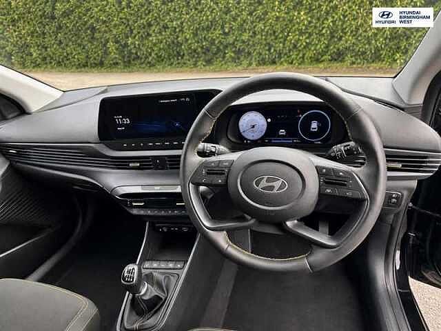 Hyundai I20 1.0 T-GDi Ultimate Hatchback 5dr Petrol Manual Euro 6 (s/s) (100 ps) Black