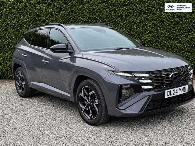 Hyundai TUCSON 1.6 T-GDi N Line S SUV 5dr Petrol Hybrid Auto Euro 6 (s/s) (215 ps) Grey